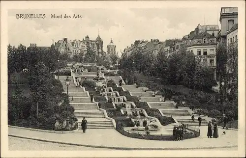 Ak Bruxelles Brüssel, Mont des Arts