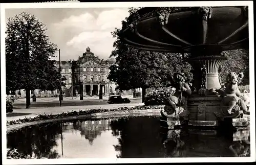 Ak Stuttgart in Württemberg, Schlossplatz