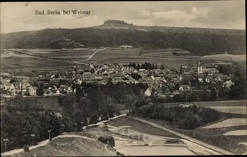 Ak Bad Berka in Thüringen, Gesamtansicht