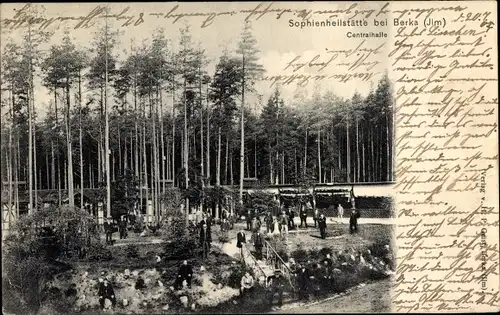 Ak Bad Berka in Thüringen, Sophienheilstätte, Centralhalle