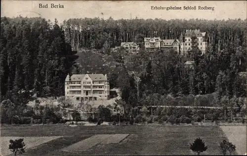 Ak Bad Berka in Thüringen, Erholungsheime Schloss Rodberg