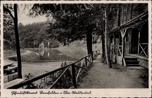 Ak Beerfelden Oberzent im Odenwald, Waldseebad