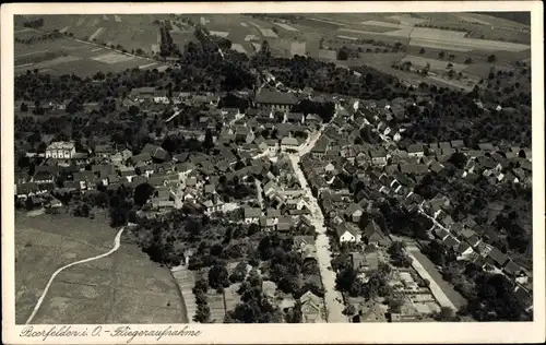 Ak Beerfelden Oberzent im Odenwald, Fliegeraufnahme