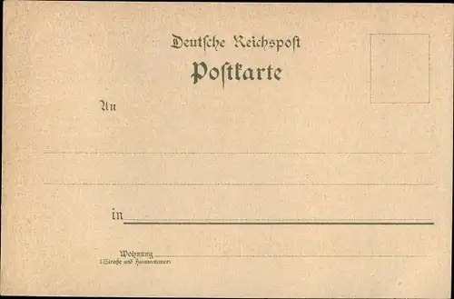 Mondschein Litho Zittau in Sachsen, Weinaupark