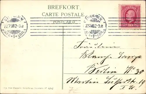 Ak Stockholm Schweden, Kongl. Operan med Operaterrassen