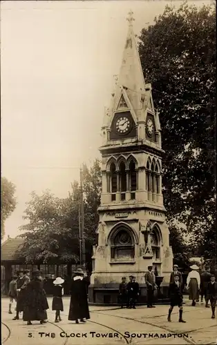 Ak Southampton Hampshire England, The Clock Tower