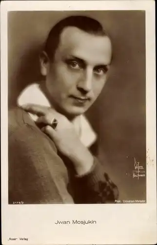 Ak Schauspieler Ivan Mosjoukin, Portrait
