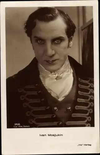 Ak Schauspieler Ivan Mosjoukin, Portrait