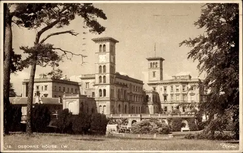 Ak East Cowes Isle of Wight England, Osborne House
