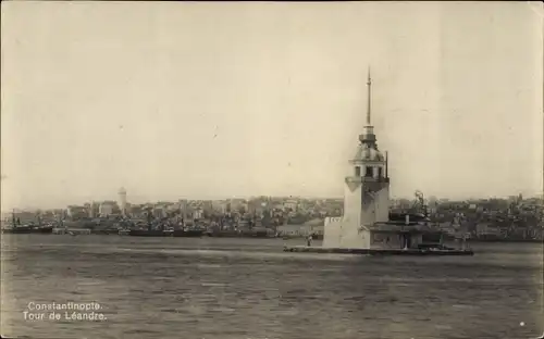 Ak Konstantinopel Istanbul Türkei, Tour de Leandre, Leanderturm, Leuchtturm