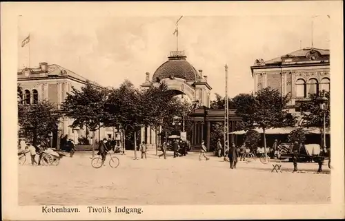 Ak København Kopenhagen Dänemark, Tivolis Indgang