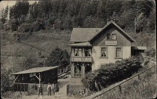 Ak Sainte Marie aux Mines Markirch Elsass Haut Rhin, Forsthaus Pflanzschule