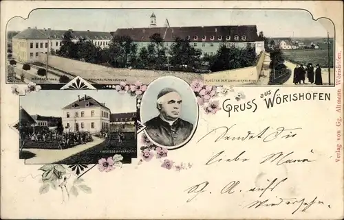 Ak Bad Wörishofen im Unterallgäu, Pfarrer Kneipp, Stadtansichten