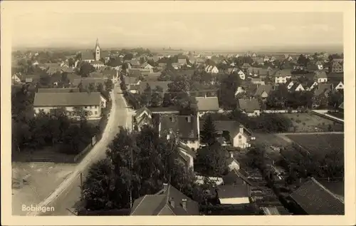 Ak Bobingen in Schwaben, Totalansicht der Ortschaft