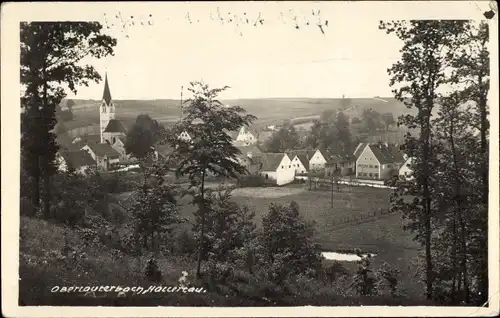 Foto Ak Oberlauterbach in der Hallertau Wolnzach in Oberbayern, Blick auf den Ort