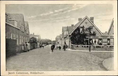 Ak Middelburg Zeeland Niederlande, Jacob Catsstraat