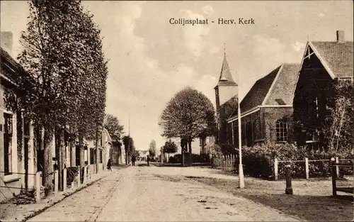 Ak Colijnsplaat Zeeland, Herv. Kerk