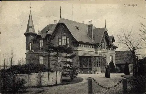 Ak Kruiningen Zeeland Niederlande, Villa