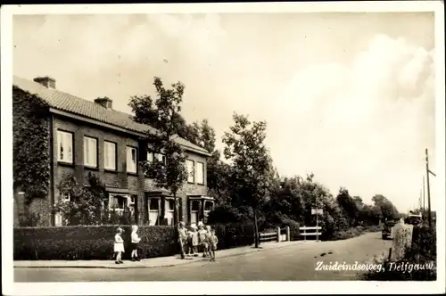 Ak Delfgauw Südholland, Zuideindseweg