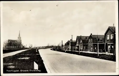 Ak Poortugaal Südholland, Groene Kruisweg