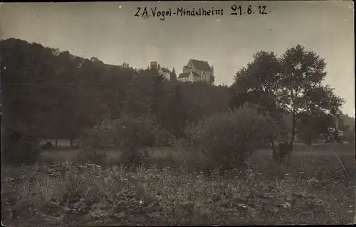 Foto Ak Mindelheim im Unterallgäu, Schloss Mindelburg