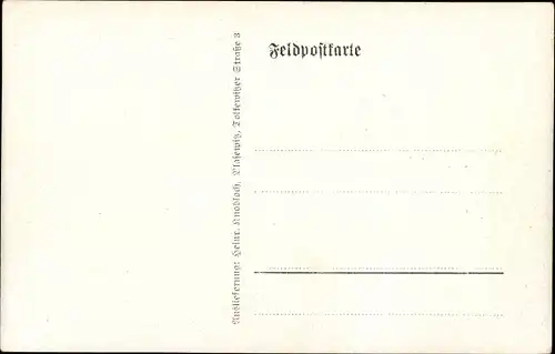 Ak Alte Stellung nach dem Sturm, Schlachtfeld, I WK