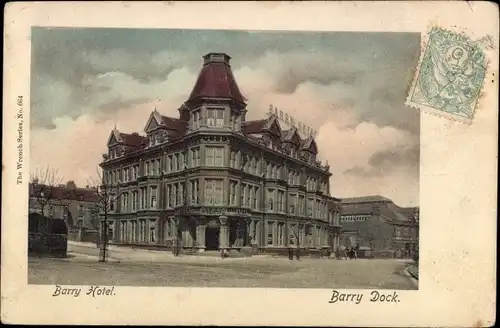 Ak Barry Wales, Barry Dock, Barry Hotel