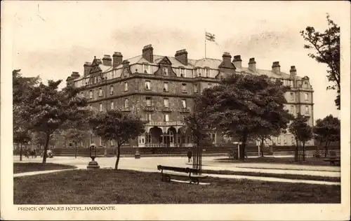 Ak Harrogate Yorkshire England, Prince of Wales Hotel
