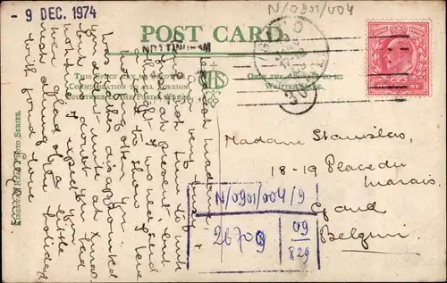 Ak Nottingham East Midlands England, Steamboats and landing stage