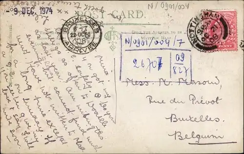 Ak Nottingham East Midlands England, Trent Bridge