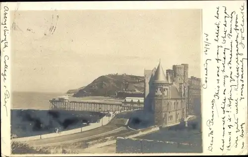 Foto Ak Aberystwyth Wales, College, Pier