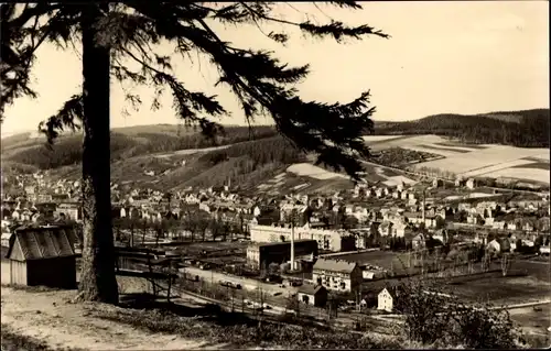 Ak Olbernhau im Erzgebirge, Panorama vom Hainberg