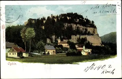 Ak Oybin in Sachsen, Berg Oybin, Kirche