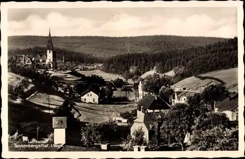 Ak Tannenbergsthal im Vogtland, Panorama