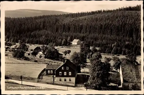 Ak Morgenröthe Rautenkranz im Vogtland, Blick auf den Ort