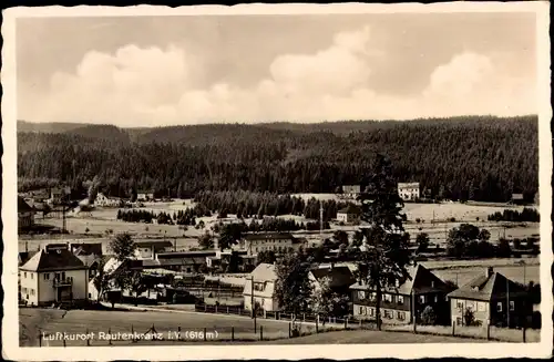 Ak Morgenröthe Rautenkranz im Vogtland, Blick auf Ortschaft und Umgebung