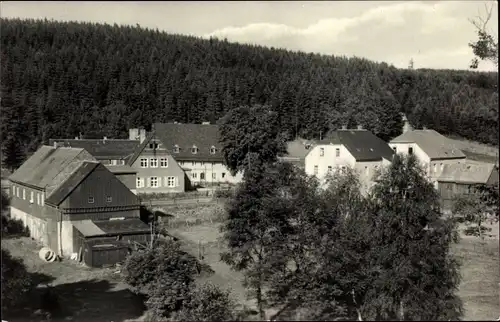 Ak Kratzhammer Altenberg im Erzgebirge, Ortspartie