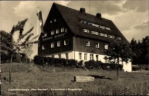 Ak Frauenstein im Erzgebirge, Jugendherberge Max Roscher