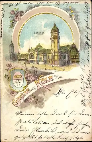 Litho Köln am Rhein, Bahnhof