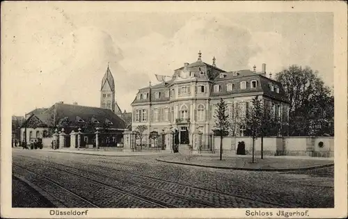 Ak Düsseldorf am Rhein, Schloss Jägerhof