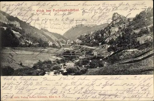 Ak Bundenbach im Hunsrück, Hahnenbachtal