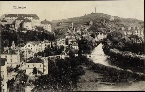 Ak Tübingen am Neckar, Ortsansicht