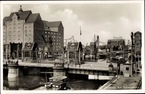 Ak Duisburg im Ruhrgebiet, Am Schwanentor