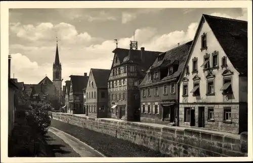 Ak Schwabach in Mittelfranken Bayern, Bachgasse