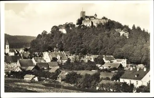 Ak Falkenstein Oberpfalz Bayrische Ostmark, Ortsansicht, Burg