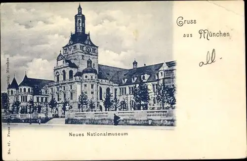 Ak München, Neues Nationalmuseum