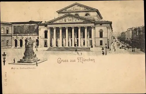 Ak München, Hof- und Nationaltheater