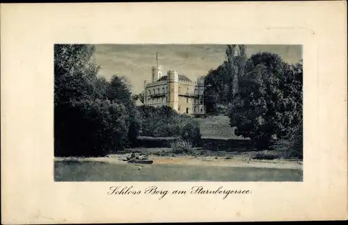 Ak Berg am Starnberger See Oberbayern, Schloss Berg