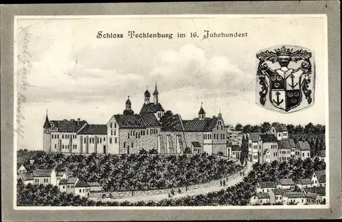 Ak Tecklenburg in Westfalen, Schloss Tecklenburg, 16. Jahrhundert