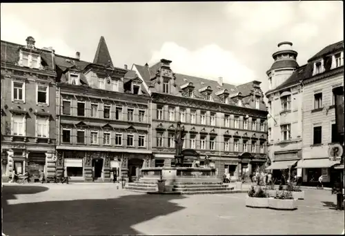 Ak Crimmitschau in Sachsen, Markt